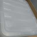 IRIS USA 32 QT Plastic Storage Box with Lid and Latches - 6 Pack - BPA-Free, See-Through Organizing Solution, Durable Nestable Stackable Containers, Secure Pull Handle - Clear