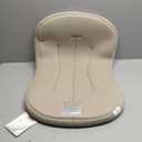 snuggle me Baby Lounger Curve (0-6 Months) - Premium Organic Cotton with Foam Core, Machine-Washable Cover, Buttery-Soft & Breathable Infant Lounger with Travel Bag (30 in x 20 in x 1.9 in) - Birch