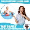 VioraWhite 22 Pcs Funny Baby Shower Diapers Games Activities Fun Bridal Shower Games How Many Plushies Can You Catch in Your Big Diaper Gender Reveal for Boys Girls Adults (Blue)