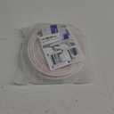 Silicone Weather Stripping Door Seal Self Adhesive Weather Strip Strip D Shaped Weatherstripping Door Insulation for Door/Window (White, 2/5"W x 1/4"T x 33FTL)
