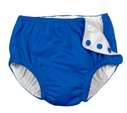 green sprouts Snap Reusable Absorbent Swimsuit Diaper, Color Blue 4T
