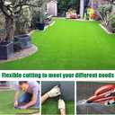 18MM 3FTX5FT Artificial Grass Carpet, Customizable Fake Grass Lawn Low Cost Maintenance, Indoor and Outdoor Garden Balcony Synthetic Green Grass