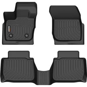 Floor Mats for Ford Fusion (2017-2020, Not for Hybrid),for Lincoln MKZ(2017-2020), Include Hybrid Version, TPE All Weather Car Mats for Ford Fusion Accessories for Lincoln MKZ Car Floor Mat - 
26"L x 18"W x 4.5"Th