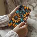 LUMARKE for iPhone 16 Plus Case, Cute Preppy Floral Cover for Women