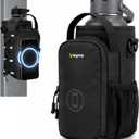 Veyro Magnetic Gym Bag with strong Magnetic Phone Holder - Gym water bottle bag holder for men and women - Compact Gym Crossbody Pouch - Compact Crossbody Pouch (Black)