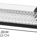 iDesign Self-Adhesive Shower Shelf with Razor Holder - Matte Black