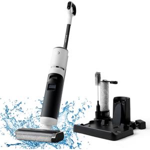 W10 16KPA Cordless Wet Dry Vacuum Cleaner with Self Cleaning, Vacuum and Mop, Long Runtime Wet Dry Vacuum Mop All in One with Edge to Edge Cleaning for Hard Floor, Carpets, 8.8 lbs