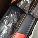 Car Seat Covers for 2015-2025 Ford F150 SuperCrew & 2017-2025 F250/F350/F450 Super Duty Crew Cab Pickup XL XLT Lariat King Ranch | Seat Covers Full Set for Pickup Trucks(Black & Red) (Front & Rear)