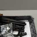 Laiensia 4-Tier Rolling Cart with Wheels,Multifunction Utility Storage Carts, Kitchen Storage Organizer,Mobile Shelving Unit for Bathroom,Laundry,with Classified Stickers,Black