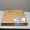 Modern Wall Clock Large Wall Clocks with Walnut Dial Silent Non-Ticking for Living Room Home Decor Bedroom Kitchen Office 17.8'' 24.4'' (Black, Medium)