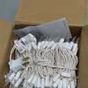 Brizled Christmas Lights, 600 Count 139.2ft Incandescent Mini Lights, Connectable 120V UL Certified for Xmas Wedding Bedroom Porch Decor, White Wire, Warm White