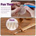 2 PCS 400g Cotton Yarn Hollow Knitted Crocheting,Fabric Round Rope Yarn for DIY Handbag Purse Basket Cushion Crochet BagForest
