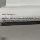 LazBlinds No Drill Cordless Cellular Shades for Doors, 22" W x 78" H, White