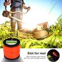 Viabrico .095" Weed Eater String, Square Orange Heavy Duty String Trimmer Line, Weed Wacker String Universal Commercial Grade, Premium Nylon Weedeater Line 0.095" x 10LB, 2591Foot