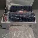 PoKat 23" Blue Table Lamps, Farmhouse Bedside Lamps for Bedroom Set of 2, Ceramic End Table Lamps for Living Room, Traditional Nightstand Desk Lamps, Medium