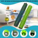 Replacement Parts for Roomba iRobot i7 i7+ i3 i3+ i4 i4+ i5 i5+ i6 i6+ i8 i8+ E5 E6 E7 I,E &j7 j6 j5 and Plus Version,(1 Set Rubber Brush,4 Side Brush)