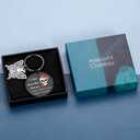 Halloween Keychain Boo Basket Stuffers Gifts Funny Gothic Skull Dark Humor Engraving Spooky Witchy Accessory for Women, Witchy Gifts for Women Halloween Basket Stuff Gift for Teen Girl Cool