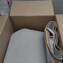 GarveeHome Modern Bordered 8x10 Area Rugs for Living Room Bedroom Soft Washable Large Bedroom Throw Carpet Non Slip Checkered Geometric Rugs for Dining Room Home Decor Office, Taupe