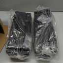 Dock Bumper Fender, Boat Dock Bumpers for Edge or Side, Marine Fender Guard, Vertical Protection, Durable Construction, Includes Mounting Hardware,6 Pack-Black