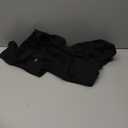 YEOREO Long Sleeve Crop Tops for Women Square Neck Workout Yoga Cropped T Shirt Top Padded Halter Neck with Detachable (X-Small, Black)