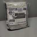 ZNSAYOTX 1 Piece Jacquard Couch Covers for 2 Cushion Couch High Stretch Loveseat Slipcover for Pets Dogs Anti Slip Love Seat Sofa Slipcover Furniture Protector (Medium, Ivory) (Medium (55"-69"))