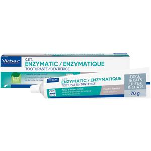 2 x Virbac C.E.T. Enzymatic Toothpaste| Tartar & Plaque Control for Fresh Breath | Pet Dental Care Toothpaste | Poultry Flavor, 2.5 oz