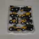 Geyiie 8 Pack Alloy Diecast Construction Vehicle Toy Set, Pull Back Trucks with Excavator Dump Truck Bulldozer Forklift, Durable Gift Toys for Toddlers Kids Boys & Girls