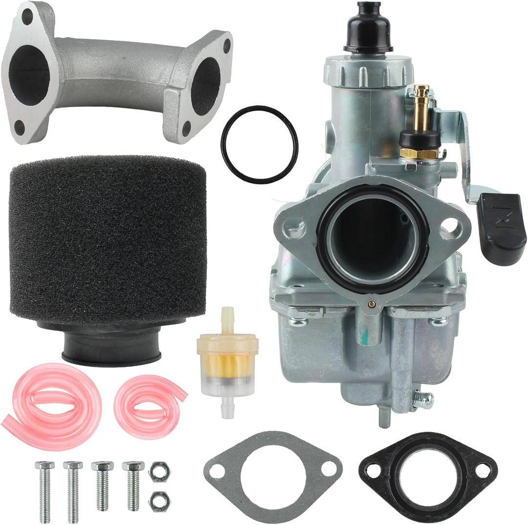 MOTOALL Carburetor VM22 26mm for Intake Pipe Pit Dirt Bike 110cc 125cc 140cc YX Pit Dirt Bike XR50 CRF70 KLX BBR Apollo Thumpstar Braaap Atomic DHZ SSR VM22 26mm Carburetor
