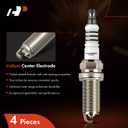 A-Premium Double Iridium Spark Plug Compatible with Lexus IS250 2006-2015, IS300 2016-2017, IS350 2006-2017, GS300 2006, GS350 2007-2011 2013-2015, GS450h 2007-2011, RC300 2016-2017, RC350, Pack of 6