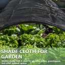 40% Shade Cloth 16x20 FT, Black UV-Resistant Sunblock Mesh Tarp for Garden, Greenhouse, Raised Beds, Vegetables & Flower Shade Cover from Sun