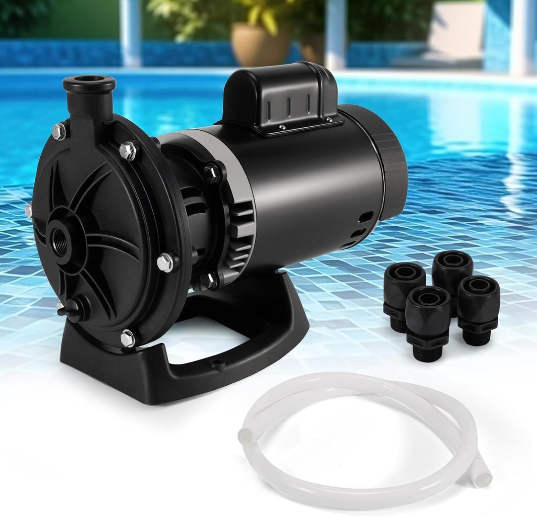 PB4-60 Booster Pump, 3/4 HP Fit for Polaris 180 280 380 480 3900 Pressure Side Pool Cleaners, 230/115V 60HZ - Replace for PB460 Polaris Pool Booster Pump