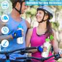 Zubebe 36 Pcs Sports Water Bottles Bulk Squeeze Reusable Bpa-free Plastic Water Bottles End of the Year Gifts Summer Gifts for Students School Travel Hiking Cycling Event Team Gift