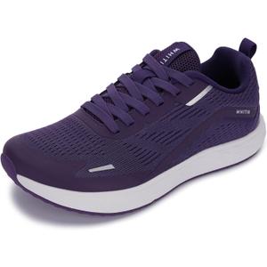 WHITIN Womens Wide Toe Box Road Running Shoes | Zero Drop Width Sneaker (Purple)