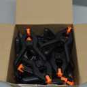 30 Pack 3.5 Inch Plastic Spring Clamps, Black Heavy Duty Clips, Spring Clamps for Backdrop Stand, Woodworking, Crafts, Photography, Banner, Balloon Arch Garland Clips, Small Clamp with Soft Tips