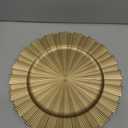Mifoci 50 Pcs Champagne Gold Charger Plates Bulk, 13 Inch Round Chargers