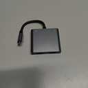 USB C to Dual HDMI Adapter, 4K@60Hz HDMI Splitter for Dual Monitors Extended Display, 100W PD Charging, USB-A Port, Windows Supports Multi-Monitor with 3 Screens, macOS Limited to Mirror Mode (Grey)