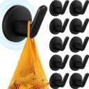 Kanayu 4 Pcs Magnetic Hooks Heavy Duty Magnetic Hooks for Hanging, Magnet Tool Holder Garage Storage Tool Organizer Hanger for Refrigerator Kitchen Doors