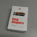 Pet Parents® Washable Dog Diapers (3pack) + Extendrs® of Durable Doggie Diapers, Premium Dog Diapers Female (XSmall, Natural)