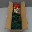 Mini Tabletop Christmas Tree with 30 LED String Lights, Star Top, Perfect for DIY Decoration 2ft