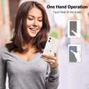 Fiyart Designed for iPhone 11 Case Cute Flowers with Strap Soft TPU Phone Cover Protective Camera Lens Protection for Women Men Floral Bumper with Stand 6.1"-White