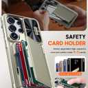 Vizvera for Samsung Galaxy S26 Ultra Case Wallet RFID [Cards Holder][Camera Cover][Edge Raised] Full Body Rugged Shockproof Silicone Phone Case for Galaxy S26 Ultra 6.9" 2026,Natural Titanium