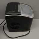 Ice Maker Countertop, Efficient Easy Carry Ice Machine, Self-Cleaning Ice Maker with Ice Scoop & Basket, 9pcs/ 6mins 26.6Lbs Per Day for Home/Office/Kitchen,Black