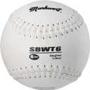 Markwort Weighted 12-Inch Softball-Leather Cover, White, 6 Oz