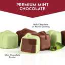 Fannie May Mint Meltaways, Chocolate Mint Center Covered in Milk Chocolate or Green Pastel Coating, Gift Box, 11.5 oz (EXP 06/30/26)