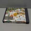 Springbok Snow Top Village Premium 500 Piece Holiday Jigsaw Puzzle for Adults - Limited Edition Christmas Collectible Puzzle