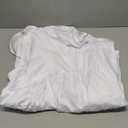 Nmoder Casual Dresses for Women Semi Formal Fit and Flare 3/4 Sleeve A-line Church Work Dress with Pockets White