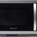Farberware 1.1 Cu. Ft. Countertop Microwave Oven 1000 Watts Power, Auto Cook Settings, Defrost, Easy Clean and Child Safety Lock - Stainless
