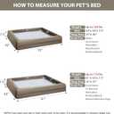 WNPETHOME Giant Dog Bed, Washable Dog Couch with Removable Waterproof Cover, Orthopedic Large Pet Sofa Bed with Bolster Sides for Sleeping