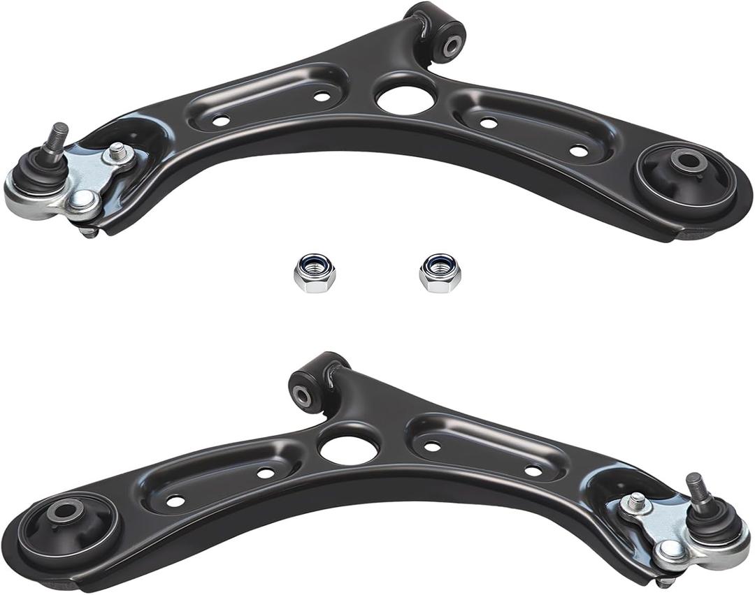 TUCAREST K623782 K623783 (Pair) Front Lower Control Arm and Ball Joint Assembly Fit for 2019-2024 K-ia Forte Forte5 /17-20 Hy-undai Elantra, 18-23 Kona [# 527-479 CMS801223 54500F2AA0 54501F2000]