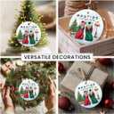 10 x Friendship Christmas Ornaments 2025 - Gifts for Friends Women, Bestie Ornament Christmas Tree Decorations, Friend Ornament as Hanging Decor, BFF Ornaments for Friends